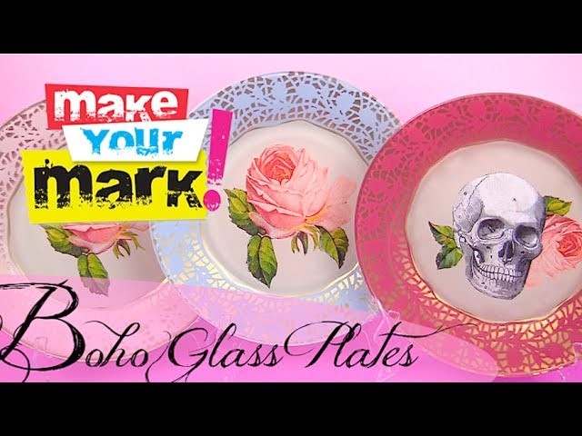 How to: Boho Glass Plates DIY