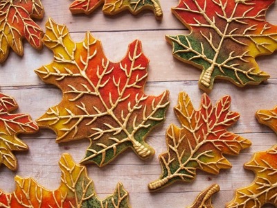How To Decorate Cookies To Look Like Fall Leaves!