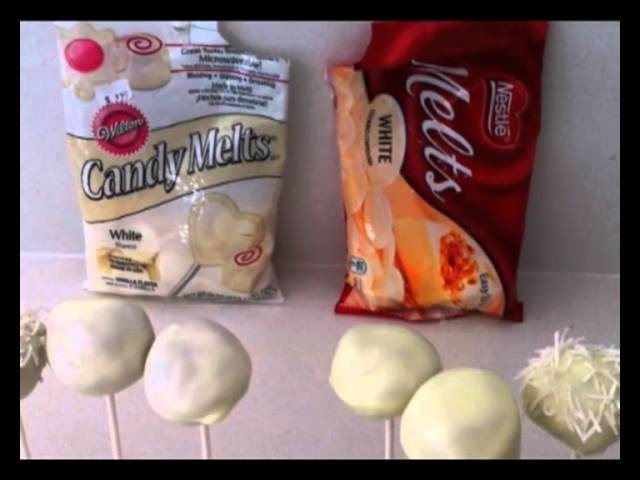 How to dip cake pops wilton candy v white chocolate melts How To Cook That Ann Reardon