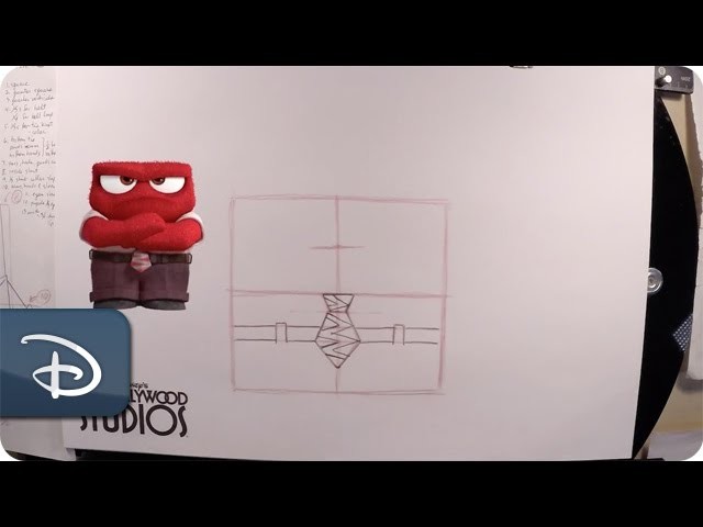 How to Draw Anger from 'Inside Out' | Disney's Hollywood Studios