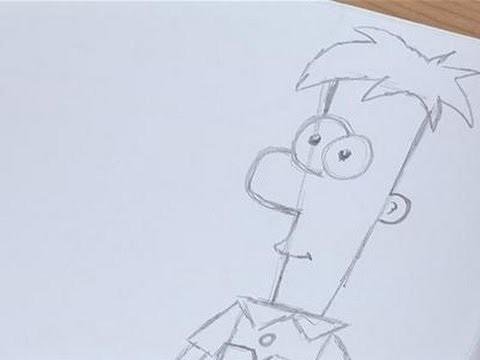 How To Draw Ferb From Phineas And Ferb
