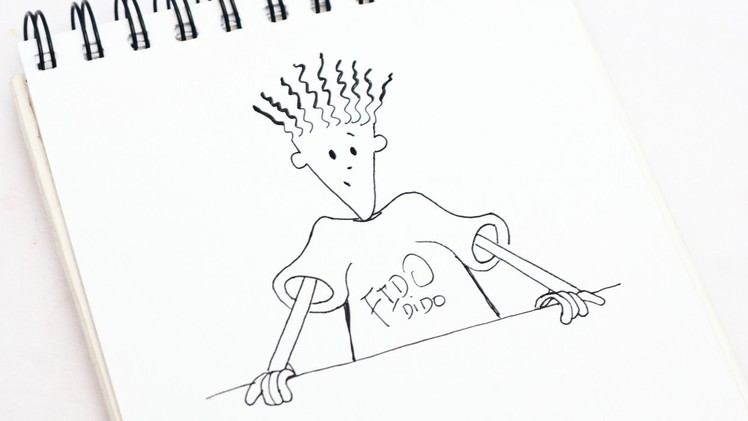 How To Easily Draw Fido Dido Using Black Pen Art - DIY DIY Tutorial - Guidecentral