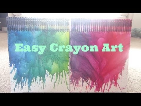 ❤ How To: Easy Crayon Art ❤