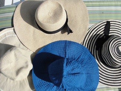 How to make a hat stiff again (straw, floppy and really old hat)