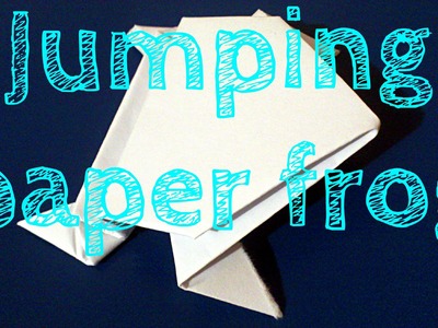How To Make A  Paper Frog That Jumps