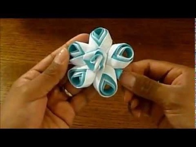 How to make a Unique Flower With Ribbon!