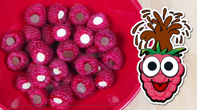 How to Make Chocolate Stuffed Raspberries | Great for Parties