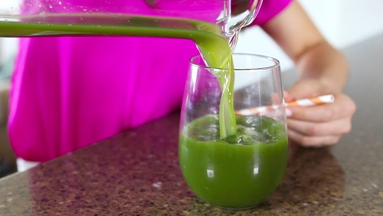How to Make Green Juice In a Blender | Healthy Recipes