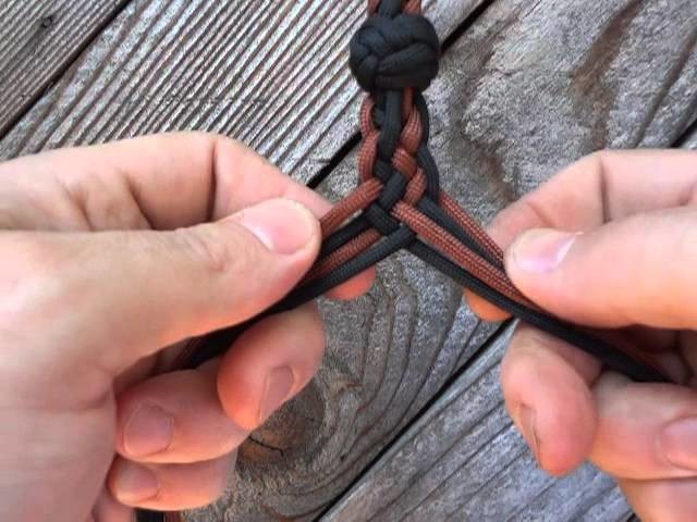 How to plait ABoK #2996 (8 strand double edge flat braid)