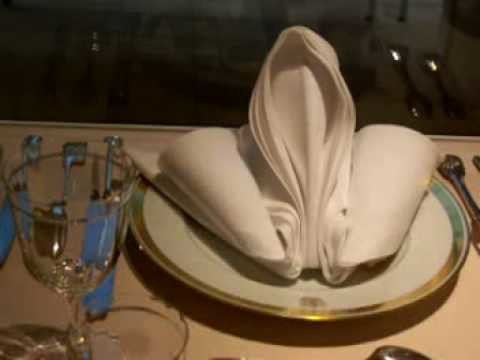 Imperial Napkin Fold: Front