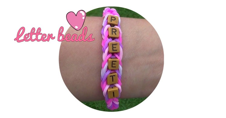 Letter Bead Loom Band
