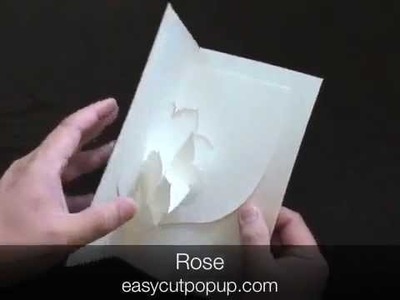 ROSE- Kirigami Pop-up Card