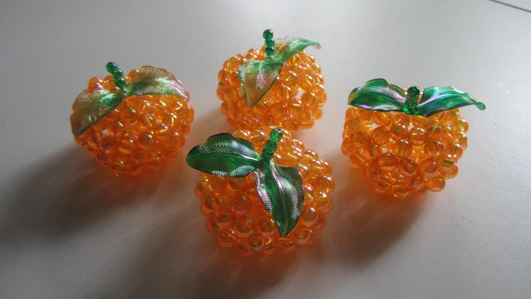 TUTORIAL - Bead Crafts (Mandarin Orange)