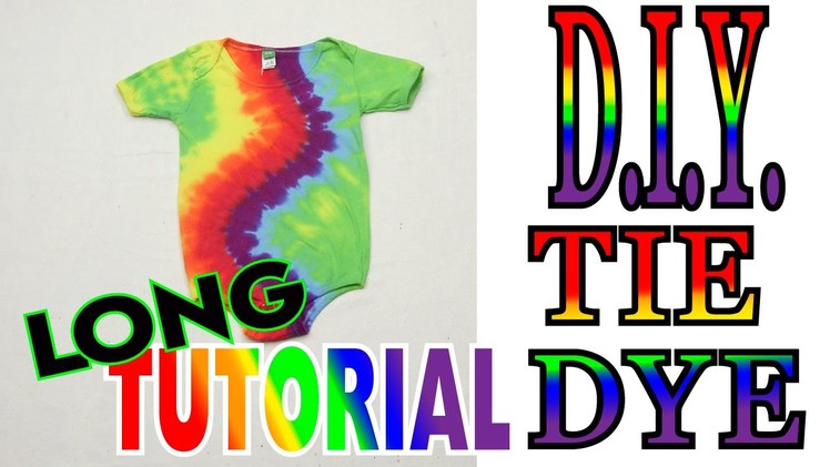 Baby Tie Dye Rainbow Trail [Long Tutorial]