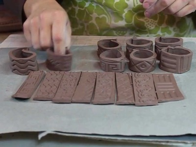 Bridges Pottery Demonstration - Rolling Texture