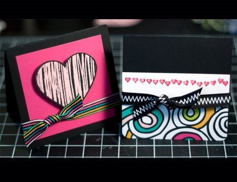 Bright Valentine's Cards - Make a Card Monday #54