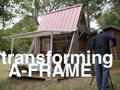 Deek's Transforming $1200 A-Frame Cabin and Plans (Tiny Vacation House)