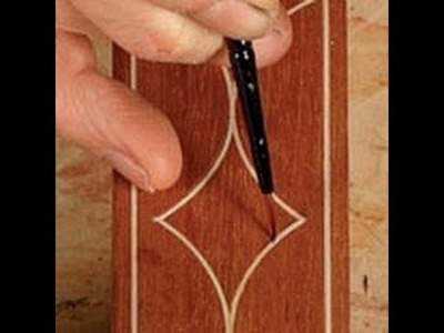 DIY- (Applying Glaze) How to Mimic Inlay and Create a Mission Oak Finish, by Applying Glaze.