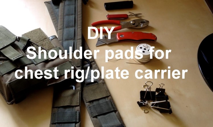 [DIY] Chest rig shoulder pads