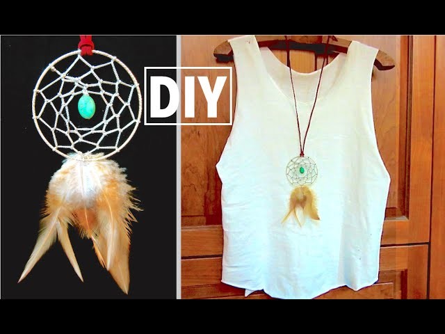 DIY Dreamcatcher Necklace | DIY Boho Jewelry