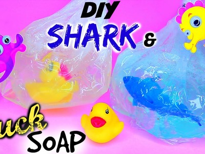 DIY Fish in a Bag Soap - DIY Shark & Duck Soap! Easy Soap Making How To for Beginners