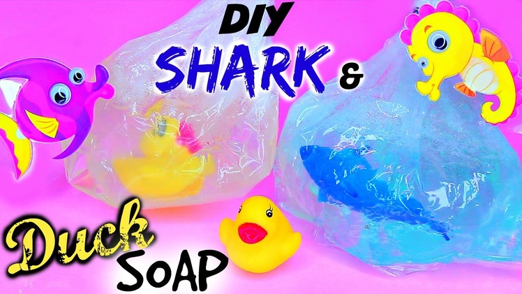 DIY Fish in a Bag Soap - DIY Shark & Duck Soap! Easy Soap Making How To for Beginners