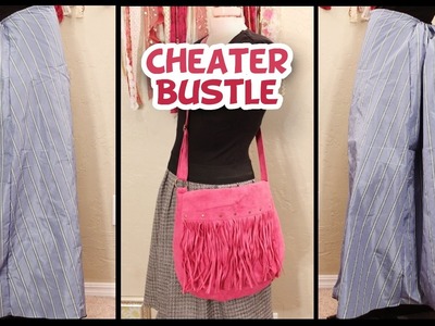 DIY No Sew 'Cheater' Bustle {VERY EASY} - Whitney Sews