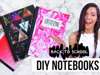 DIY Tumblr Notebooks for Back to School! Easy DIY School Supplies!