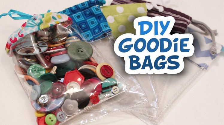 DIY Vinyl Goodie Bags - Whitney Sews