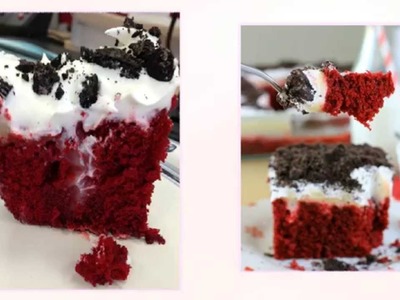 Easy Recipe : Oreo - Red Velvet Poke Cake - DIY Projects