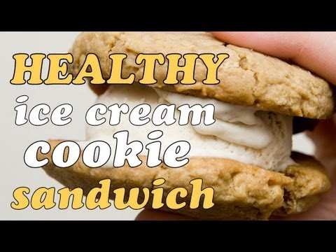 Healthy Ice Cream Cookie Sandwich | Cheap Clean Eats