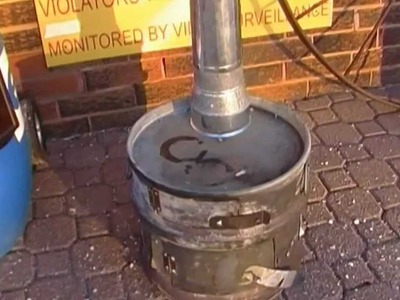 Home Made Wood Stove - Urban Survival