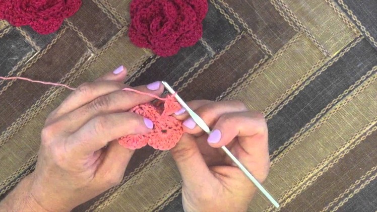 How to Crochet Roses Flower Topiary and Corkscrew Spanish Moss