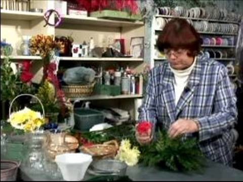 How to Make a Table Flower Arrangement : Adding Flowers to a Table Floral Arrangement