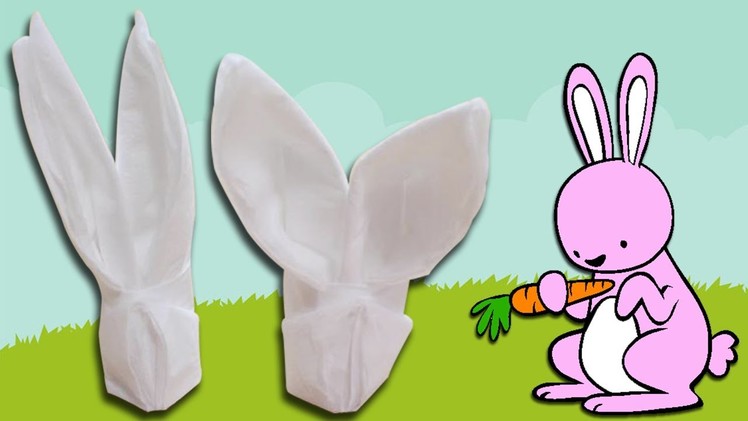 How To Make An Easter Bunny Napkin