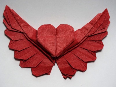 How to make an origami heart - origami winged heart 2.0 (Henry Phạm)