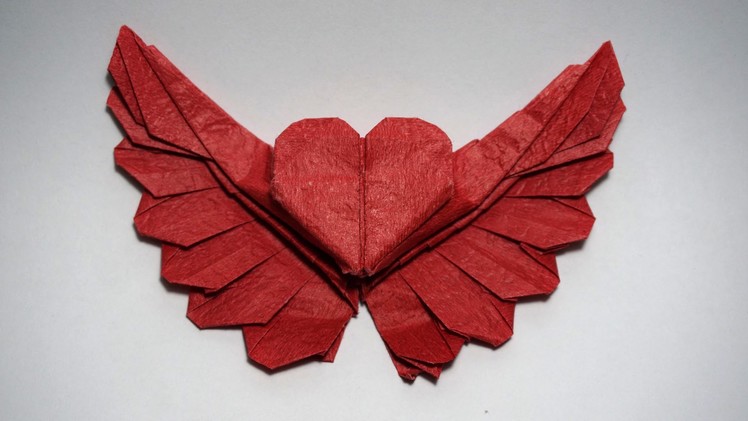 How to make an origami heart - origami winged heart 2.0 (Henry Phạm)