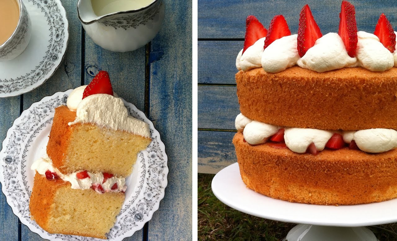 Sponge Cake Recipe Fluffy Moist HOW TO COOK THAT Ann Reardon Victoria 