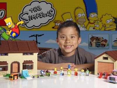 The SIMPSONS HOUSE - LEGO Simpsons Set 71006  - Time-lapse Build, Unboxing & Review!