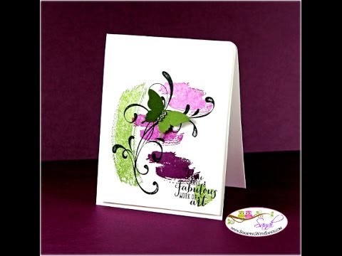 Work Of Art Stampin Up In-Color Card