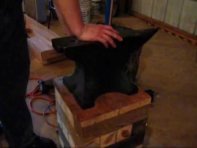 Building a New Anvil Stand. 
