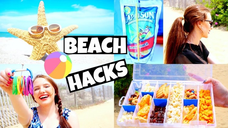 DIY Cheap & Helpful Summer Beach Hacks + TIPS!