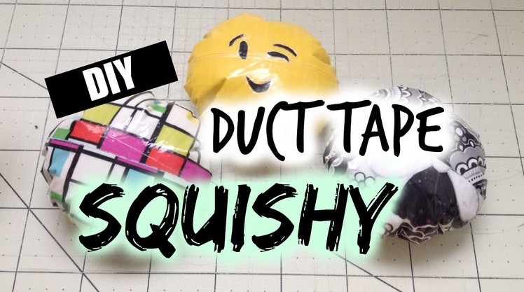DIY Duct Tape Squishy Tutorial! | Alyssa's Arts