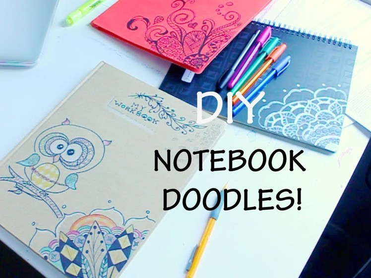 DIY Notebook Doodle Designs | Back to School or In School Art