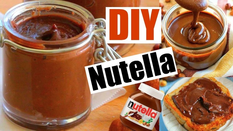 DIY NUTELLA! Make homemade Nutella!