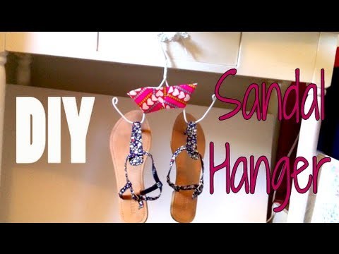 DIY: Sandal Hanger :)