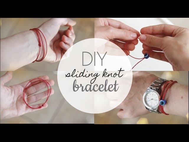DIY Sliding Knot Bracelet