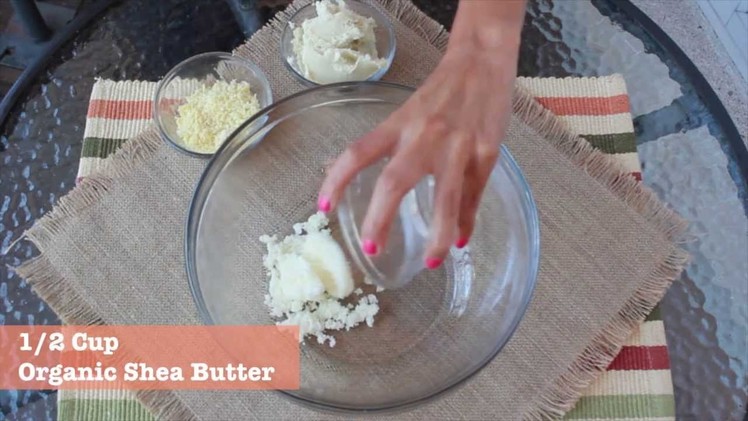 DIY Whipped Body Butter - using all natural ingredients