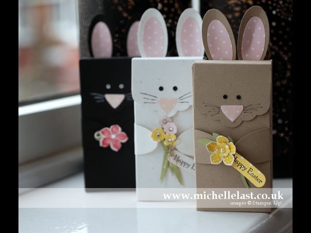 Easter Bunny Boxes using Stampin Up Supplies by Michelle Last