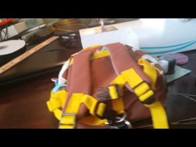 Feeding Tube backpack modification DIY Tutorial